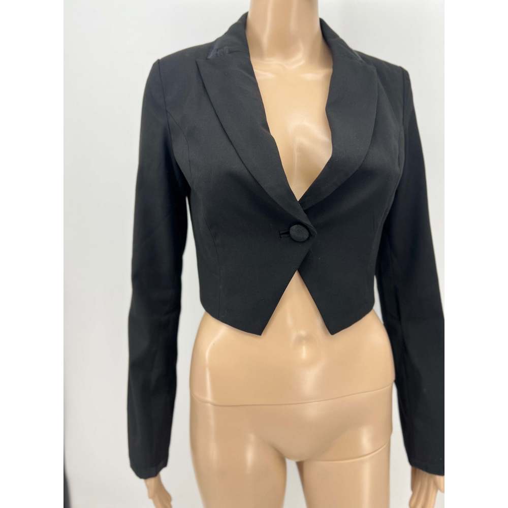 Only Love Collection Urbanized Brima Black Blazer, Size Medium